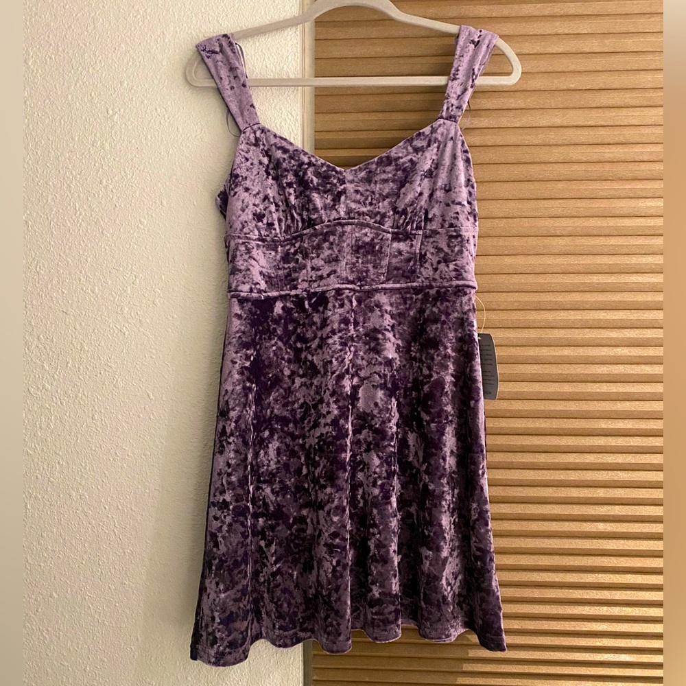 NWT Never Worn | Winter Velvet Sweetheart A-Line Mini Dress